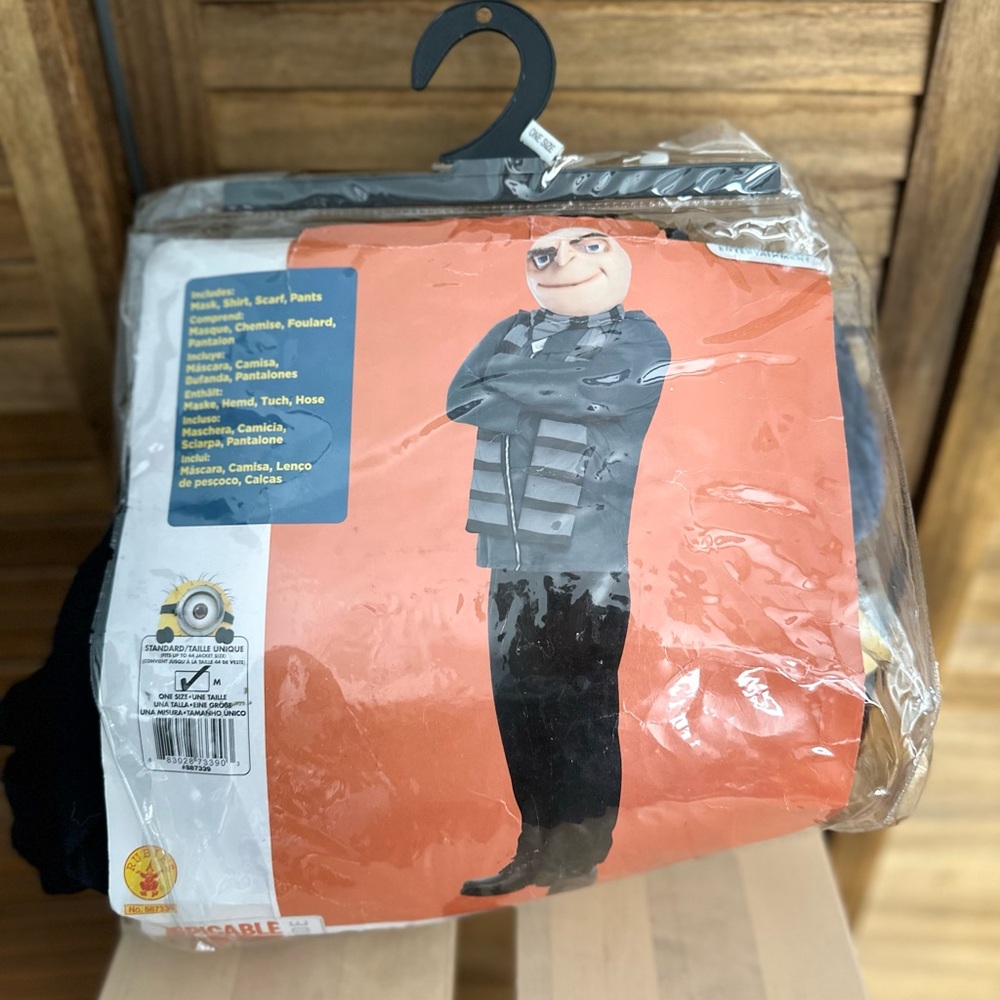 Rubie's Black and Gray Gru Costume